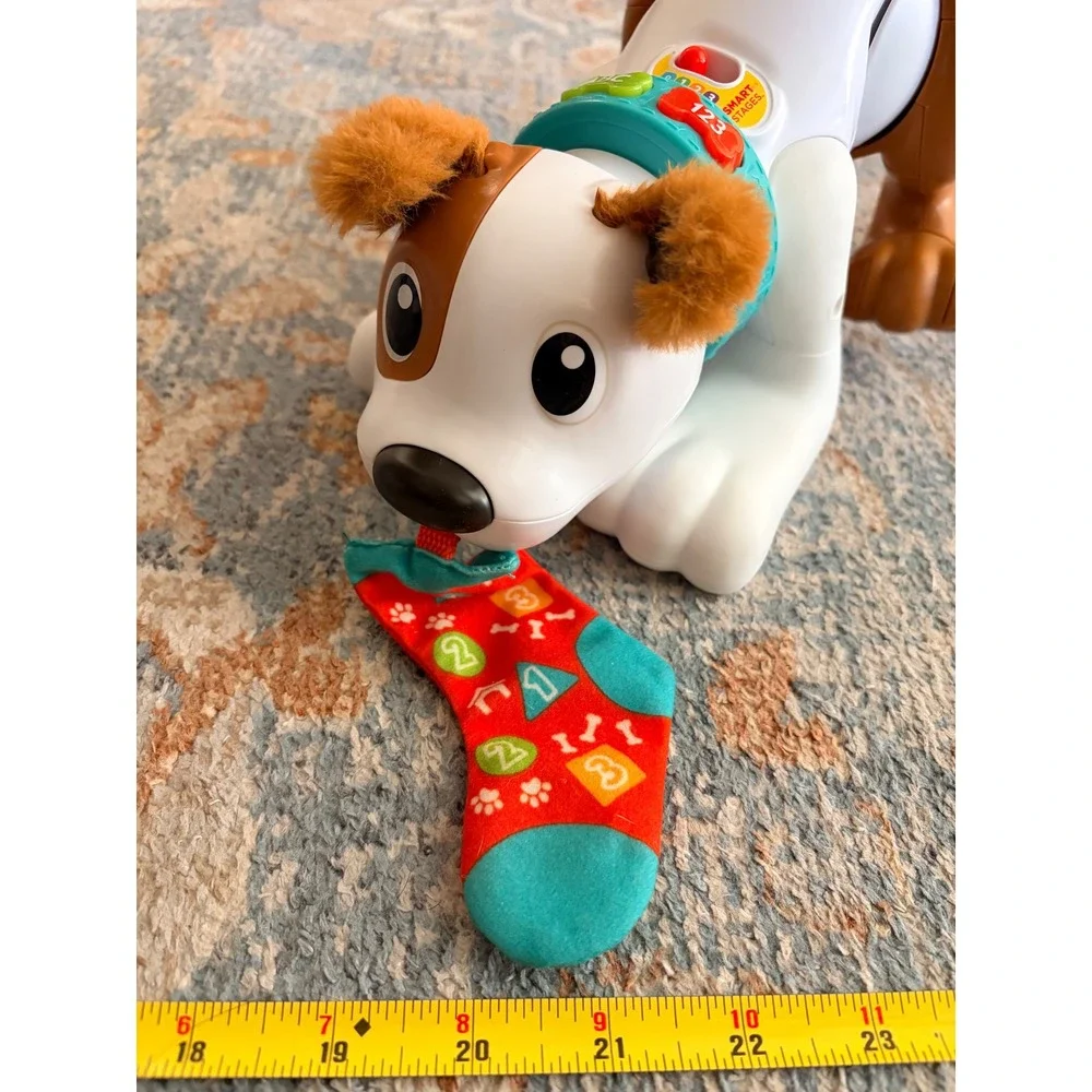 Fisher-Price 123 Crawl with Me Puppy Interactive Electronic Baby Toddler Toy